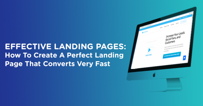 what makes an effective landing page