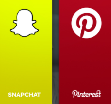 Pinterest and snapchat