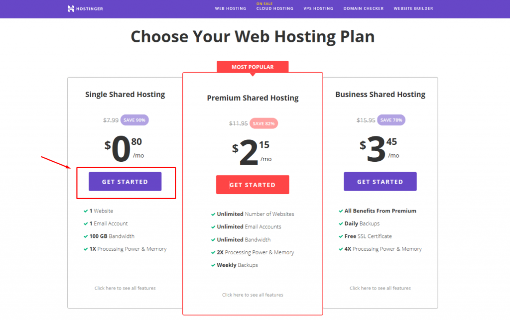 Hostinger: A top rated web hosting for small business!