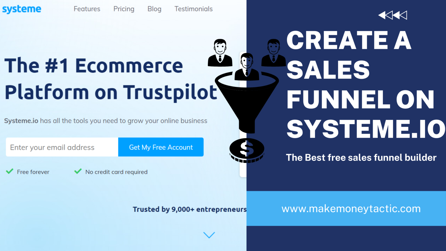 Create Sales Funnels On Systeme Io The Best Free Sales Funnel Builder