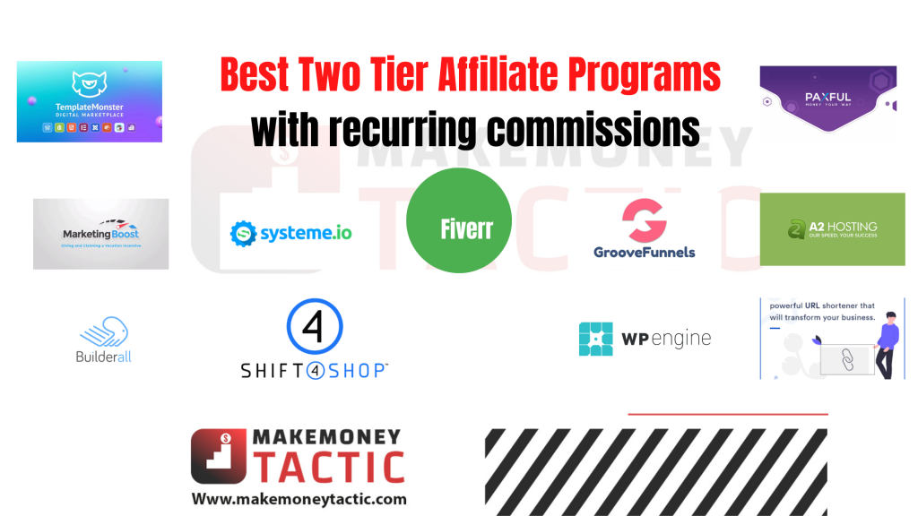 Best two tier affiliate programs with recurring commissions