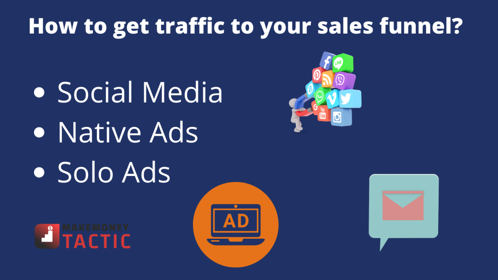 get traffic to your sales funnel