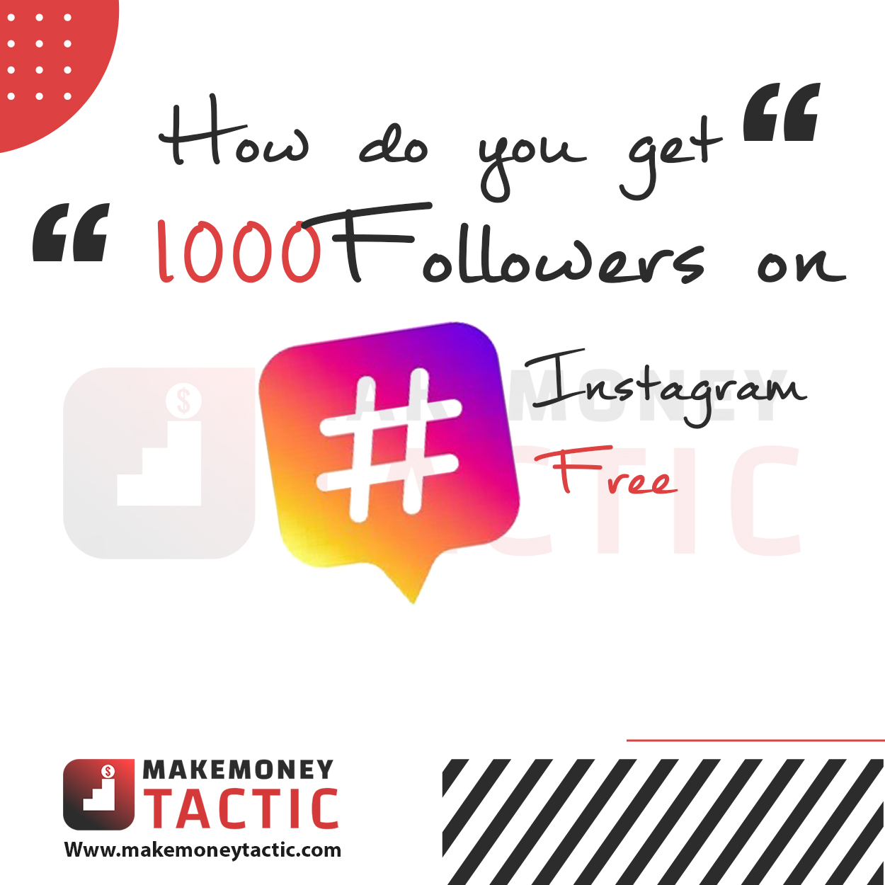 How do you get 1000 followers on Instagram For free hashtag