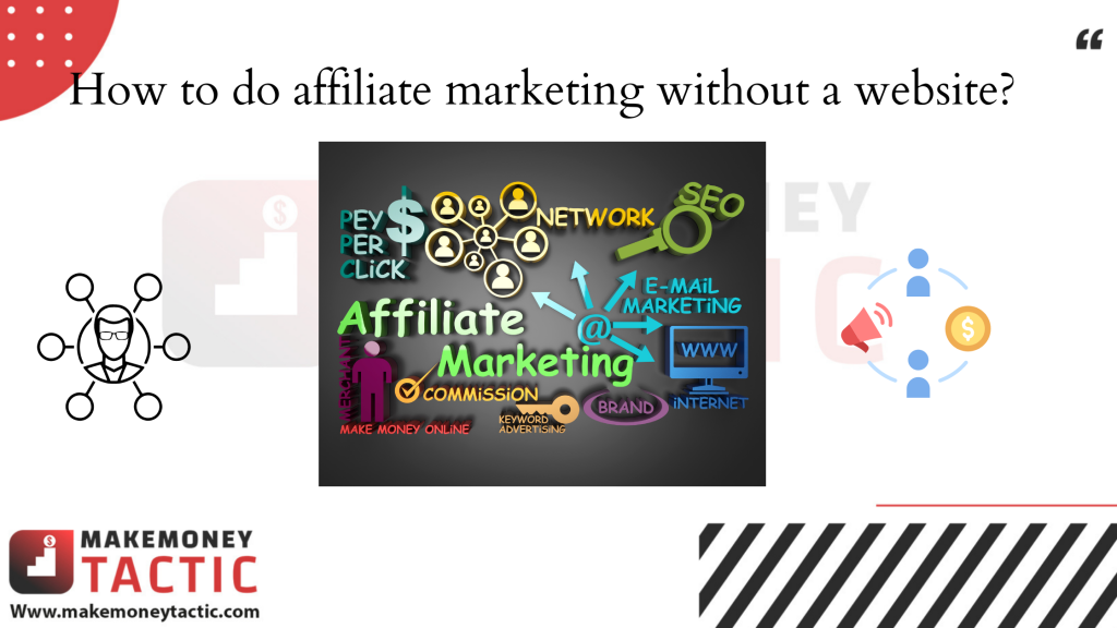 ow to do affiliate marketing without a website: