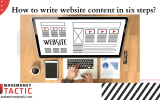How to write website content in six steps?