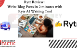 Rytr Review: Write Blog Posts in 2 minutes with Rytr AI Writing Tool