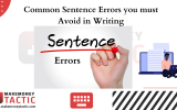 Common Sentence Errors you must Avoid in Writing
