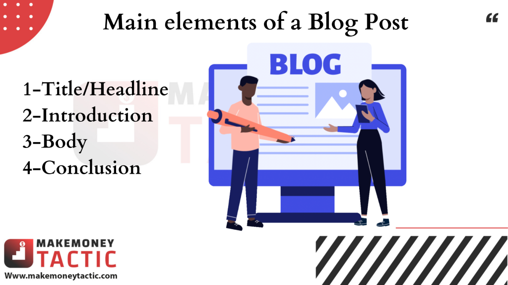 Main elements of a Blog Post
