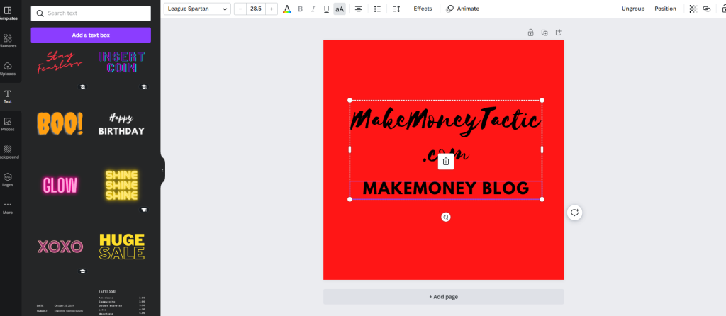 how to make watermark logo in canva