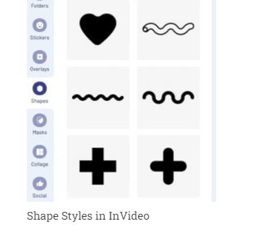 Invideo Intro Maker style shapes
