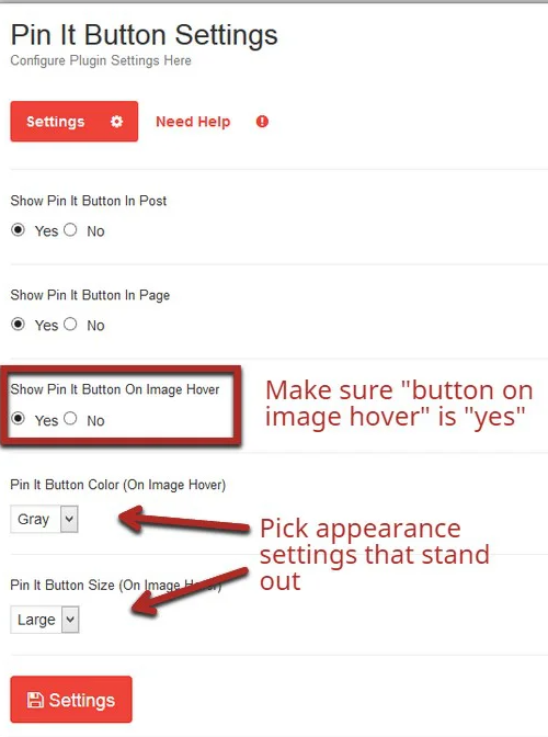 Pinterest plugin