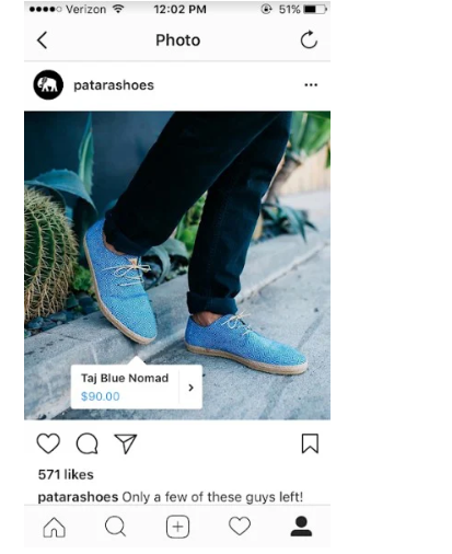 USE SHOPPABLE POSTS on instagram