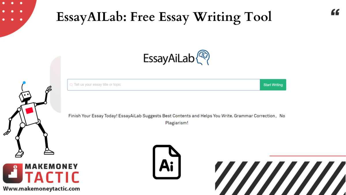 EssayAILab: Free Essay Writing Tool