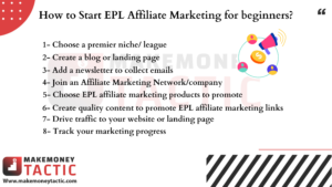 How to Start EPL Affiliate Marketing for beginners?