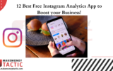 12 Best Free Instagram Analytics App to Boost your Business!