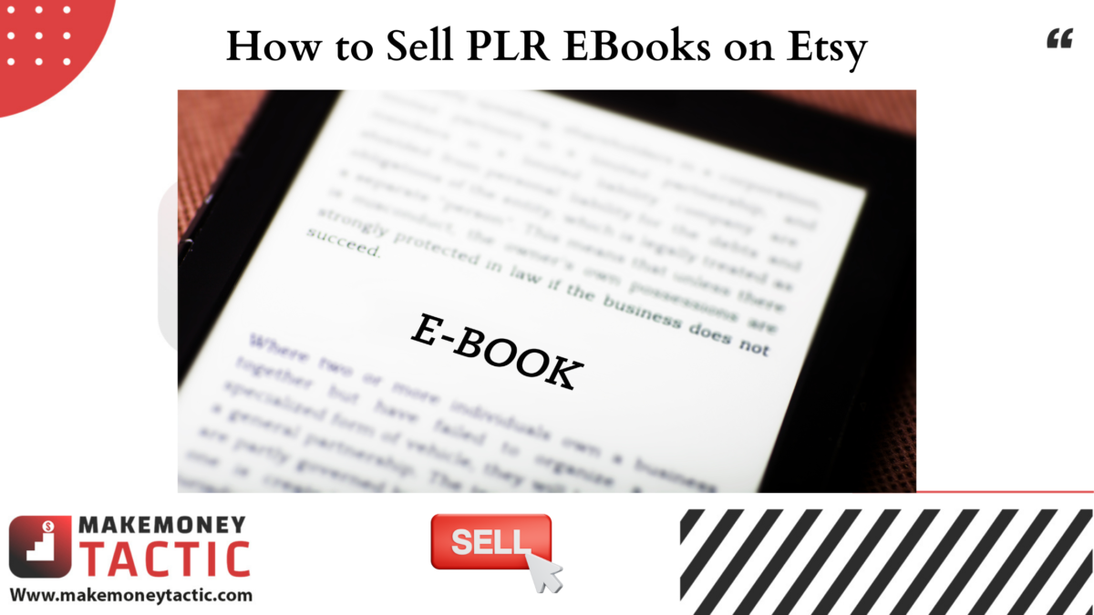 How to Sell PLR EBooks on Etsy