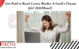 get paid to read comic books