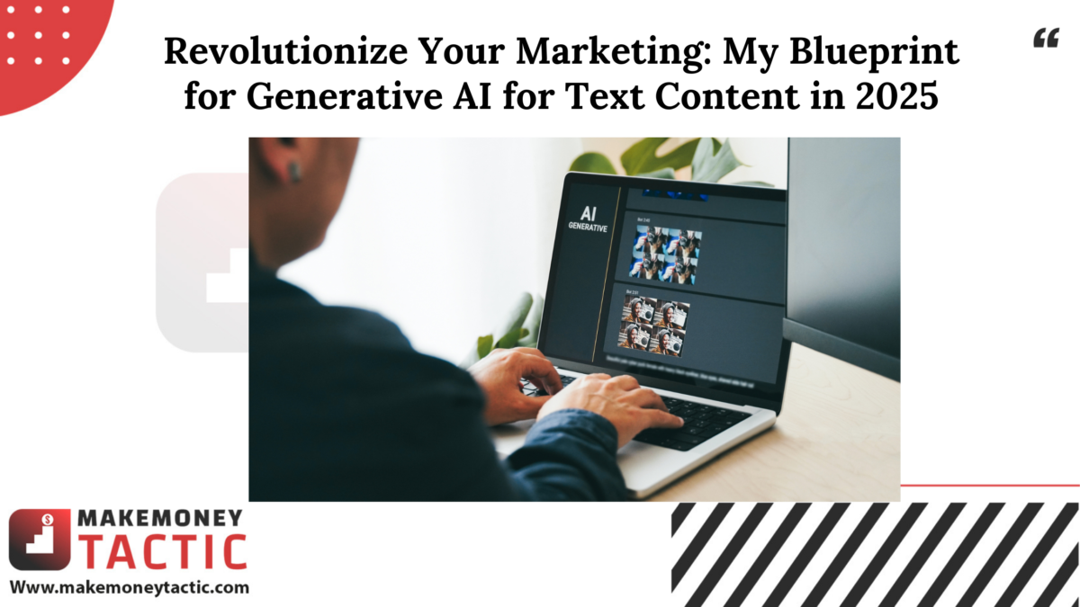Revolutionize Your Marketing: My Blueprint for Generative AI for Text Content in 2025